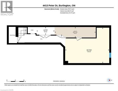 Floor plan - 4413 Peter Drive, Burlington, ON 