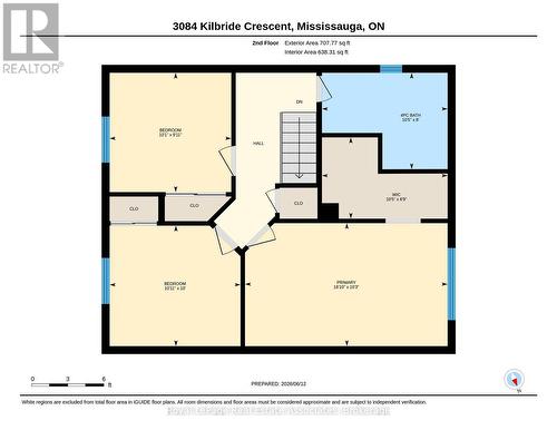 Second floor - 3084 Kilbride Crescent, Mississauga, ON 