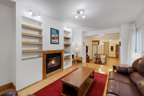 Living Room - 3545 Rue Ste-Famille, Montréal (Le Plateau-Mont-Royal), QC - Indoor Photo Showing Living Room With Fireplace