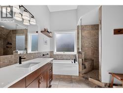 Spa-Inspired Bathroom With Soaker Tub And Walk-In Shower - 