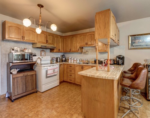 Cuisine - 319Z Rg St-André, Saint-Cyprien-De-Napierville, QC - Indoor Photo Showing Kitchen With Double Sink