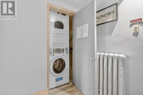 In unit coin operated stacked washer & dryer. - 64 Delaware Avenue S, Ottawa, ON 