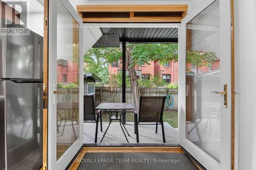 Convenient double door access to rear - 64 Delaware Avenue S, Ottawa, ON 