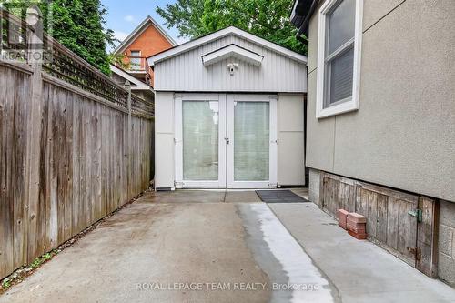 Detached Garage with storage. - 64 Delaware Avenue S, Ottawa, ON 