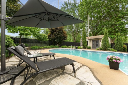 Pool - 66 Rue De Coulomb, Saint-Jean-Sur-Richelieu, QC - Outdoor With In Ground Pool With Backyard