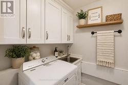 Laundry Room In Suite Virtually Staged - 