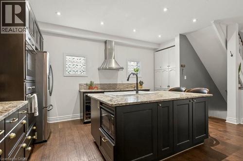 100 Beddoe Drive Unit# 21, Hamilton, ON - Indoor Photo Showing Kitchen With Double Sink With Upgraded Kitchen