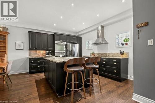 100 Beddoe Drive Unit# 21, Hamilton, ON - Indoor Photo Showing Kitchen With Upgraded Kitchen