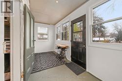 Sunroom for morning coffee overlooking backyard - 