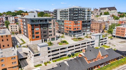Aerial View - 808-60  - 70 Rue Wellington S., Sherbrooke (Les Nations), QC 