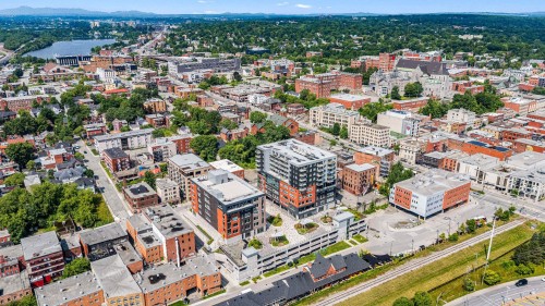 Aerial View - 808-60  - 70 Rue Wellington S., Sherbrooke (Les Nations), QC 
