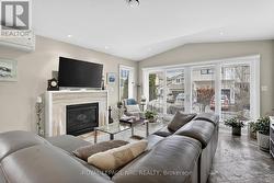 Focal fireplace. - 