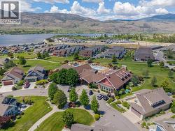Aerial view of clubhouse looking west - 