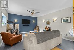 Family Room Wood Stove - 