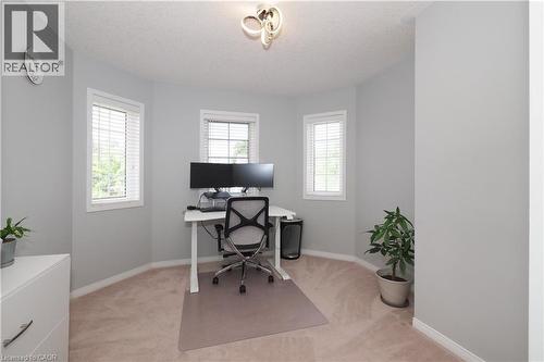 Bedroom being used as a home office. - 98 Langlaw Drive, Cambridge, ON 