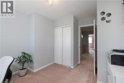 Bedroom being used as a home office. - 98 Langlaw Drive, Cambridge, ON 