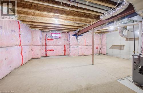 View of unfinished below grade area - 302 Jean Landing, Milton, ON 