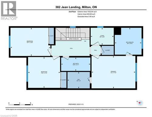 View of property floor plan - 302 Jean Landing, Milton, ON 