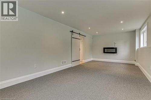 Rec. Room 3 - 33 Tyrell Street, Simcoe, ON - Indoor Photo Showing Other Room With Fireplace