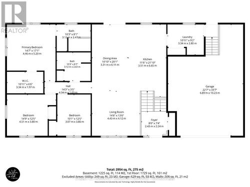Upper Level Floorplan - 1093 Highway 141 Drive, Seguin, ON 