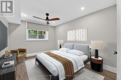 Apartment Bedroom - Virtually Staged - 1093 Highway 141 Drive, Seguin, ON 