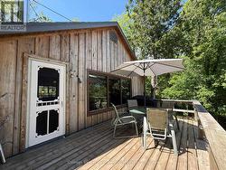Elevated Back Deck - 