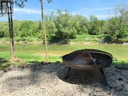 Firepit overlooking the Saugeen River - 