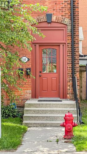 Private entrance to Unit 2 located at the front. - 146 Forest Avenue, Hamilton, ON - Outdoor