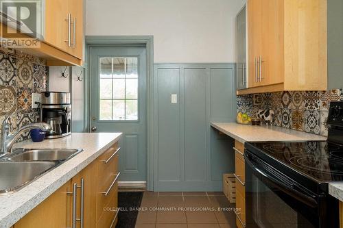 146 Forest Avenue, Hamilton, ON - Indoor Photo Showing Kitchen With Fireplace With Double Sink