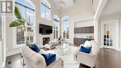 49 Langdon Drive, King, ON - Indoor Photo Showing Living Room With Fireplace