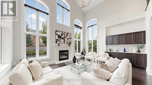 49 Langdon Drive, King, ON - Indoor Photo Showing Living Room With Fireplace