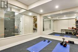 Home Gym w/ Mirrors & Glass Wall - 
