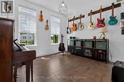 Music room/office on main floor. - 