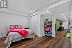 From bedroom into family room. - 