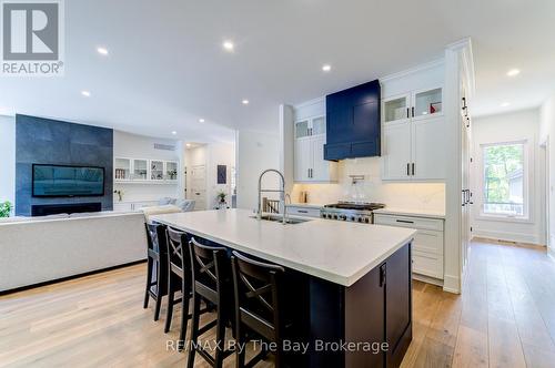 Kitchen with Island - 95 Spruce Street, Tiny, ON 