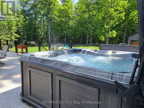 Walk Out to Hot Tub and Deck from Primary Bedroom - 95 Spruce Street, Tiny, ON 