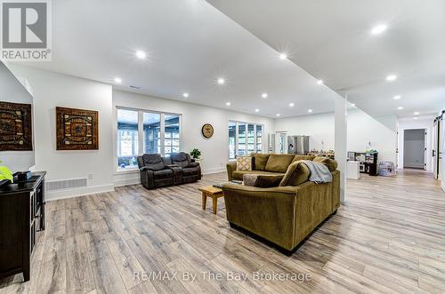 Rec Room with Rough-In for Bar Overlooking Pool - 95 Spruce Street, Tiny, ON 