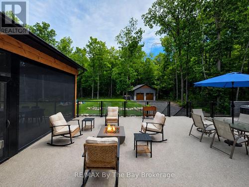 Deck Floors are Covered in Water Proof Duradek - 95 Spruce Street, Tiny, ON 