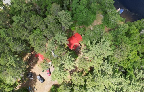 Aerial View - 997 Ch. Baie-Mcadam, Laniel, QC 