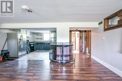 kitchen with new, large egress window. - 