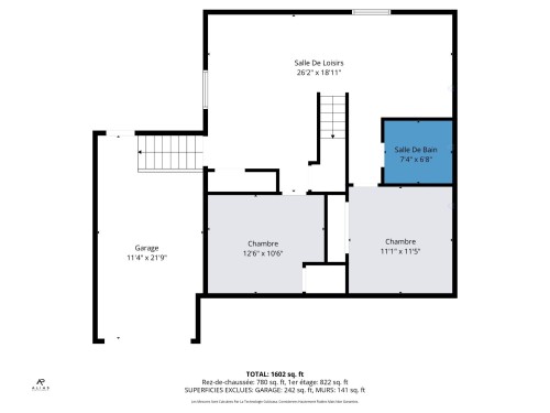 Plan (croquis) - 2542 Rue Carnac, Mascouche, QC 