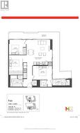 M City 2 Unit 213 Floor Plan - 
