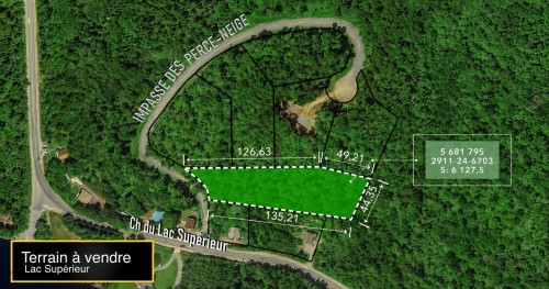 Plan (croquis) - Imp. Des Perce-Neige, Lac-Supérieur, QC 