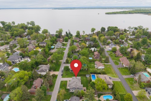 Aerial View - 22 Av. Angell, Beaconsfield, QC 
