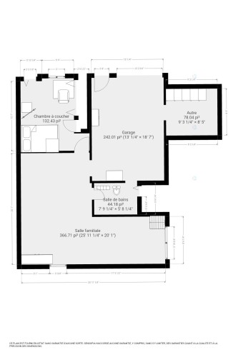 Plan (croquis) - 14174Z Rue Robert, Mirabel, QC 