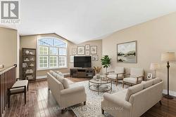 Virtually staged Living rm - 