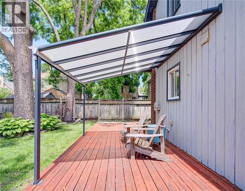 Deck - 154 Grand Avenue S, Cambridge, ON 