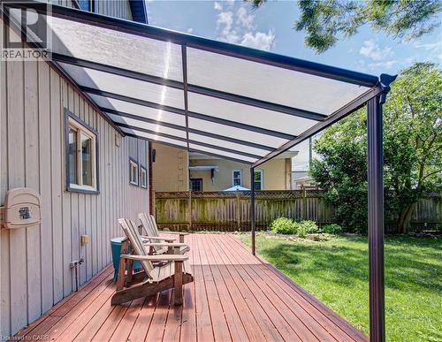 Deck - 154 Grand Avenue S, Cambridge, ON 