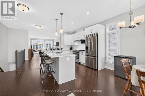 Gourmet Kitchen w/ White Cabinetry & Lg Island - 224 Maygrass Way, Ottawa, ON - Indoor