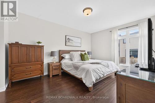 Bright Primary Bedroom w/Hardwood Floors - 224 Maygrass Way, Ottawa, ON - Indoor Photo Showing Bedroom